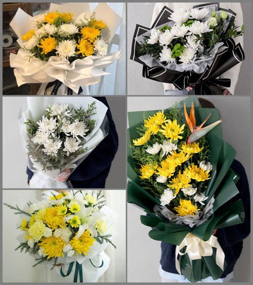 贵州毕节市黔西县沙井乡石林村白事花束代送